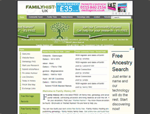 Tablet Screenshot of familyhistory.uk.com