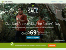 Tablet Screenshot of familyhistory.com