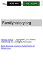 Mobile Screenshot of familyhistory.org